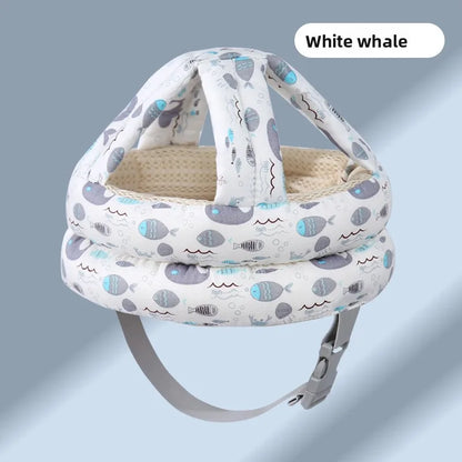 Baby Head Protector Backpack Pillows & 360° Protective Helmet for Baby