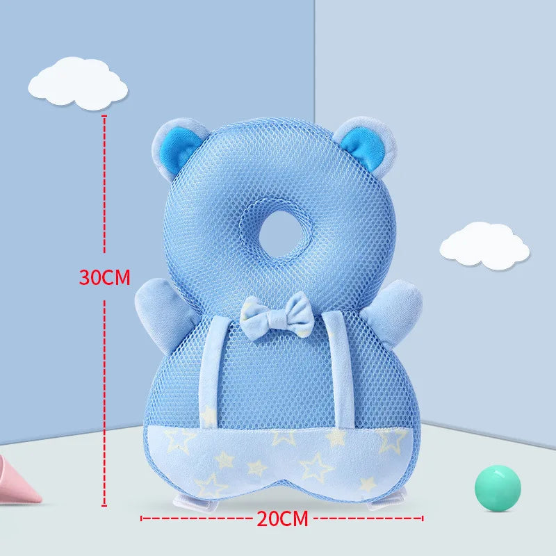 Baby Head Protector Backpack Pillows & 360° Protective Helmet for Baby