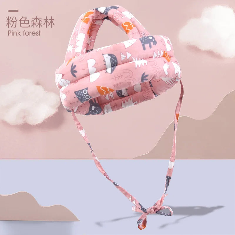 Baby Head Protector Backpack Pillows & 360° Protective Helmet for Baby