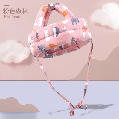 Baby Head Protector Backpack Pillows & 360° Protective Helmet for Baby