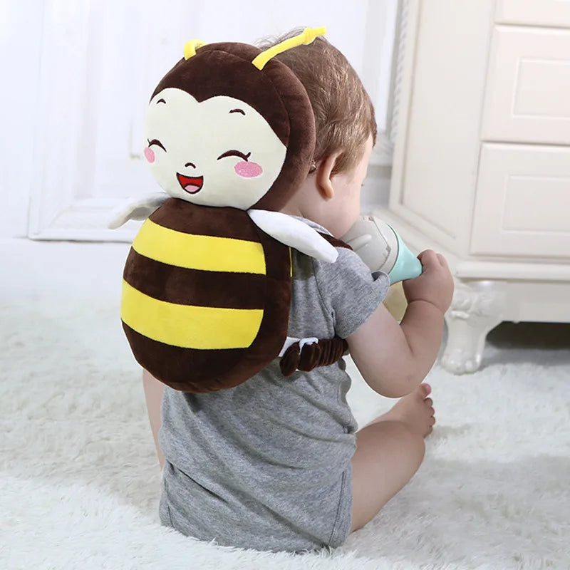 Baby Head Protector Backpack Pillows & 360° Protective Helmet for Baby