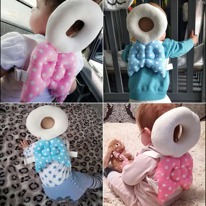 Baby Head Protector Backpack Pillows & 360° Protective Helmet for Baby